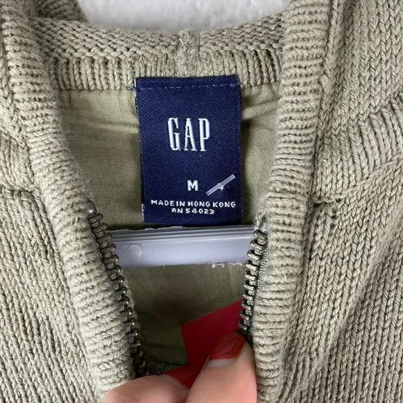 Gap Womens Khaki and Green Jumper